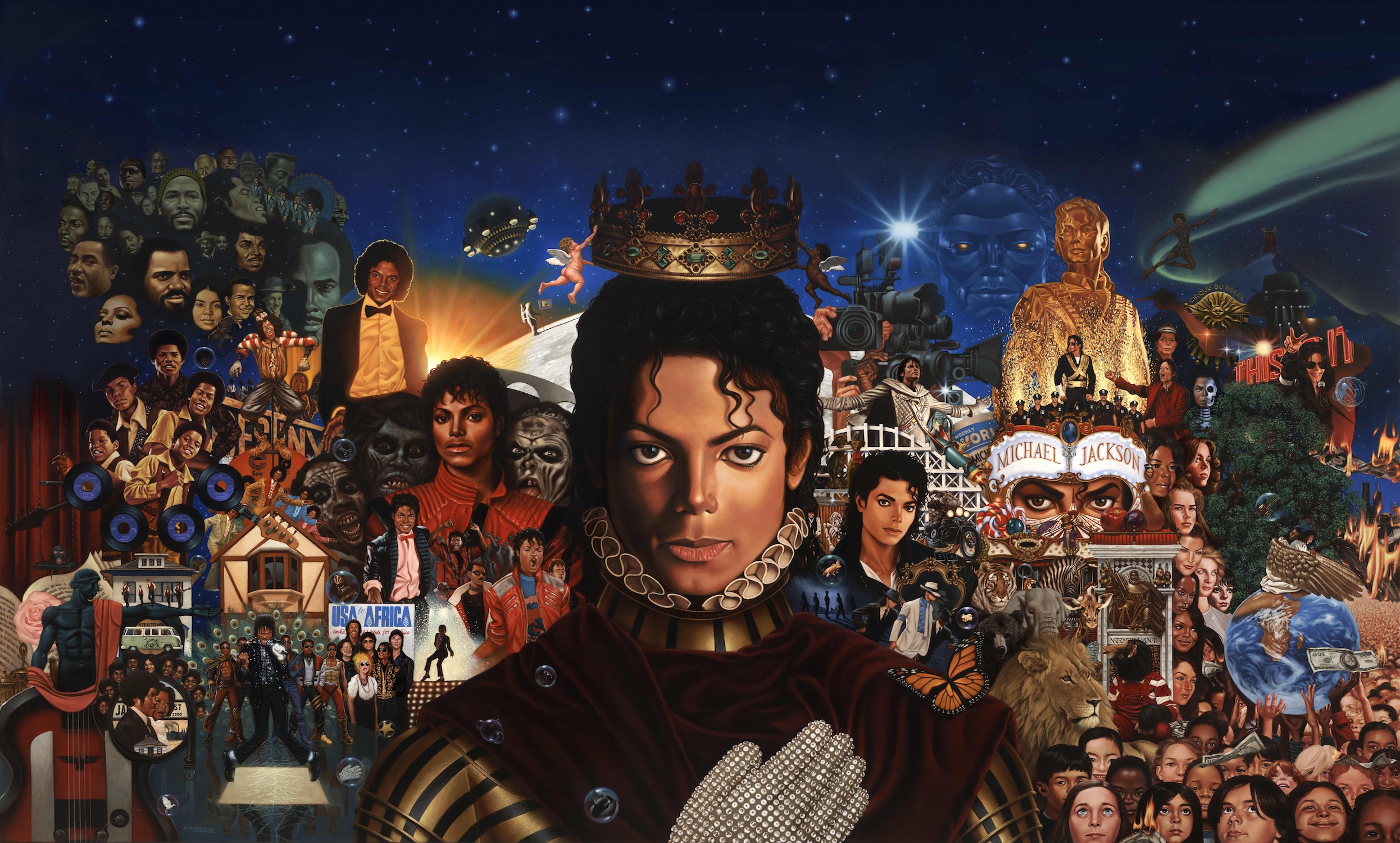 King Of Pop 3D Behang