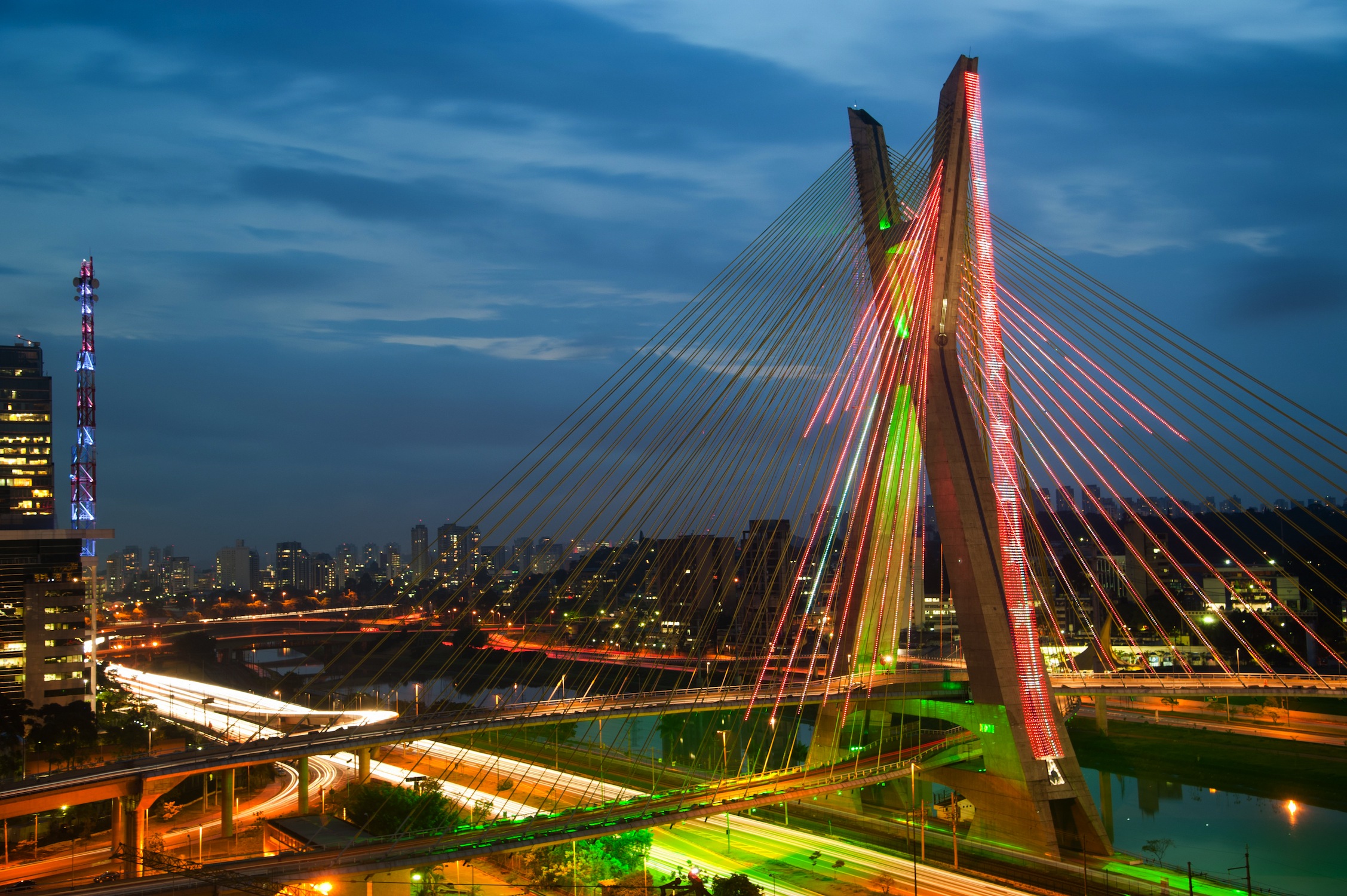 Sao Paulo Brug Fotobehang