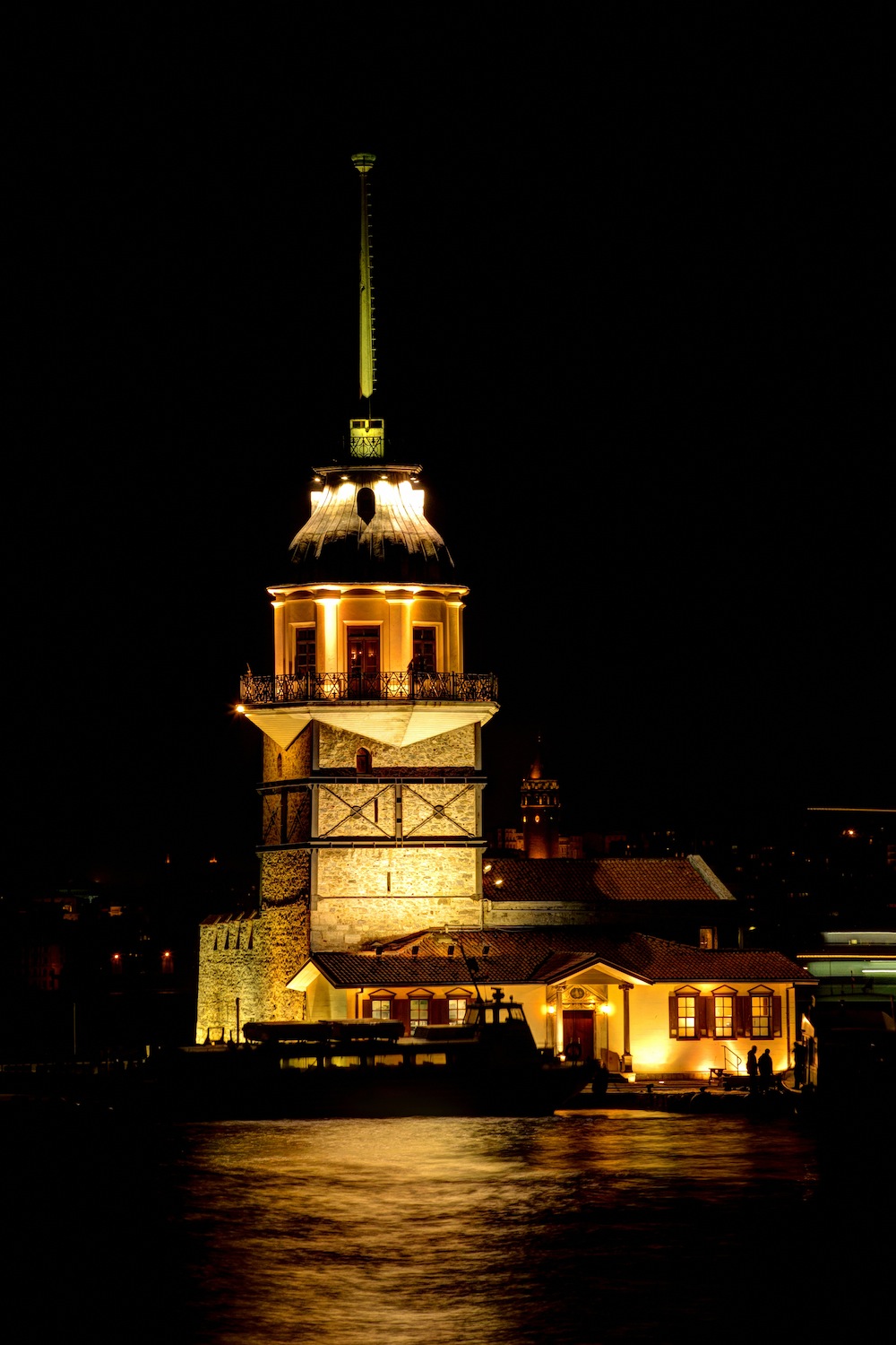 Avond In De Leander'S Tower Behang