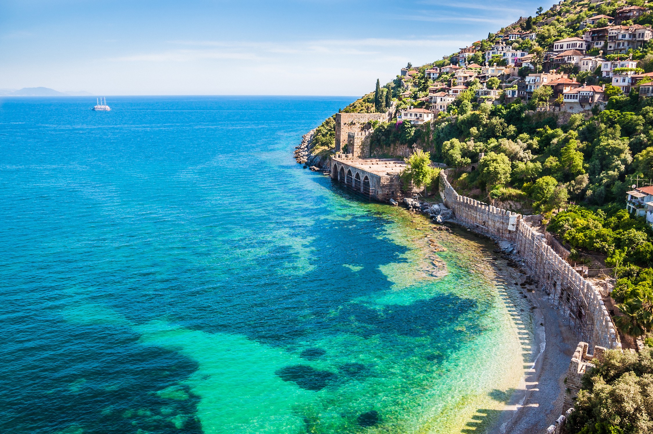 Kust Van Alanya Fotobehang