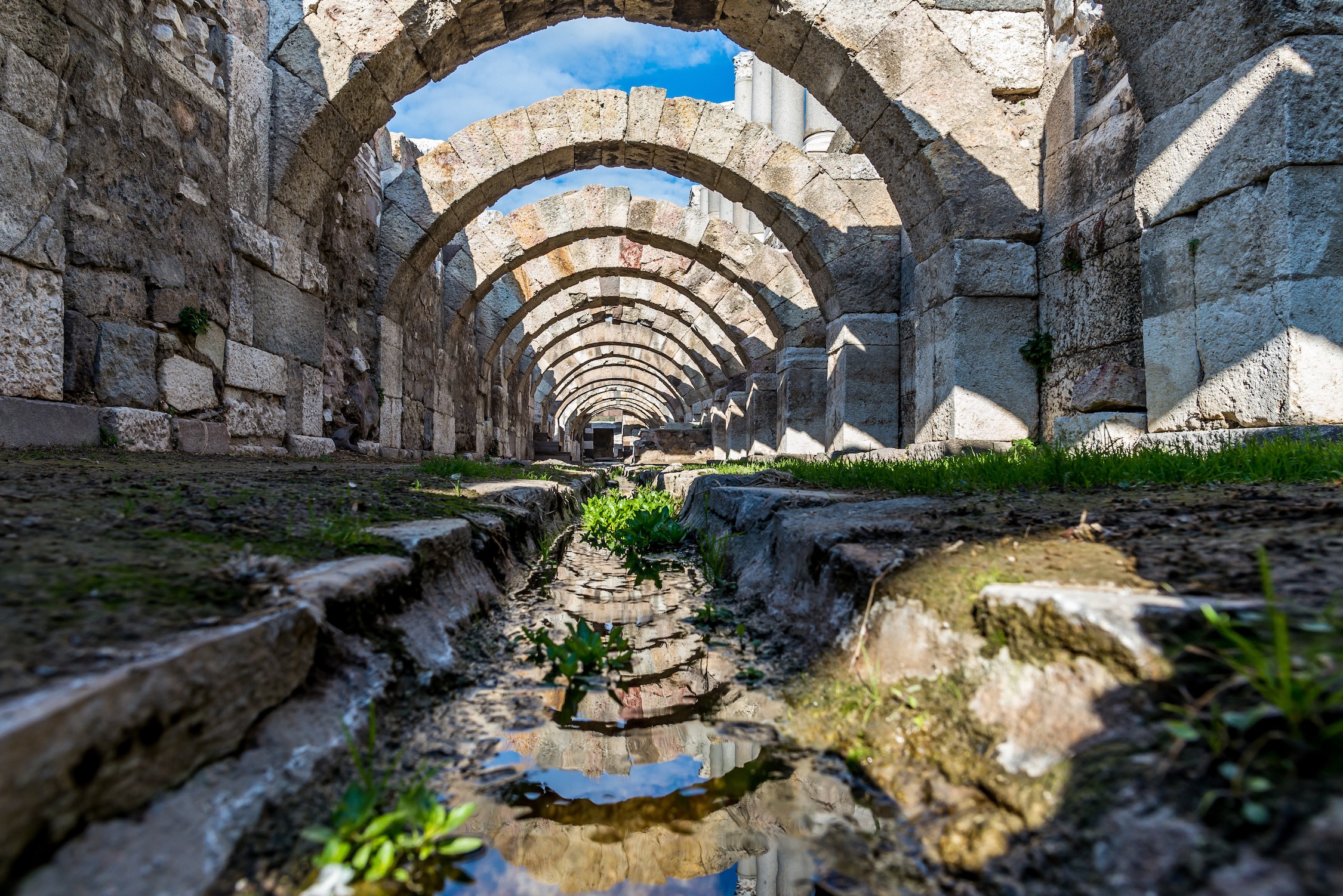 Agora Ruïnes In Izmir Behang