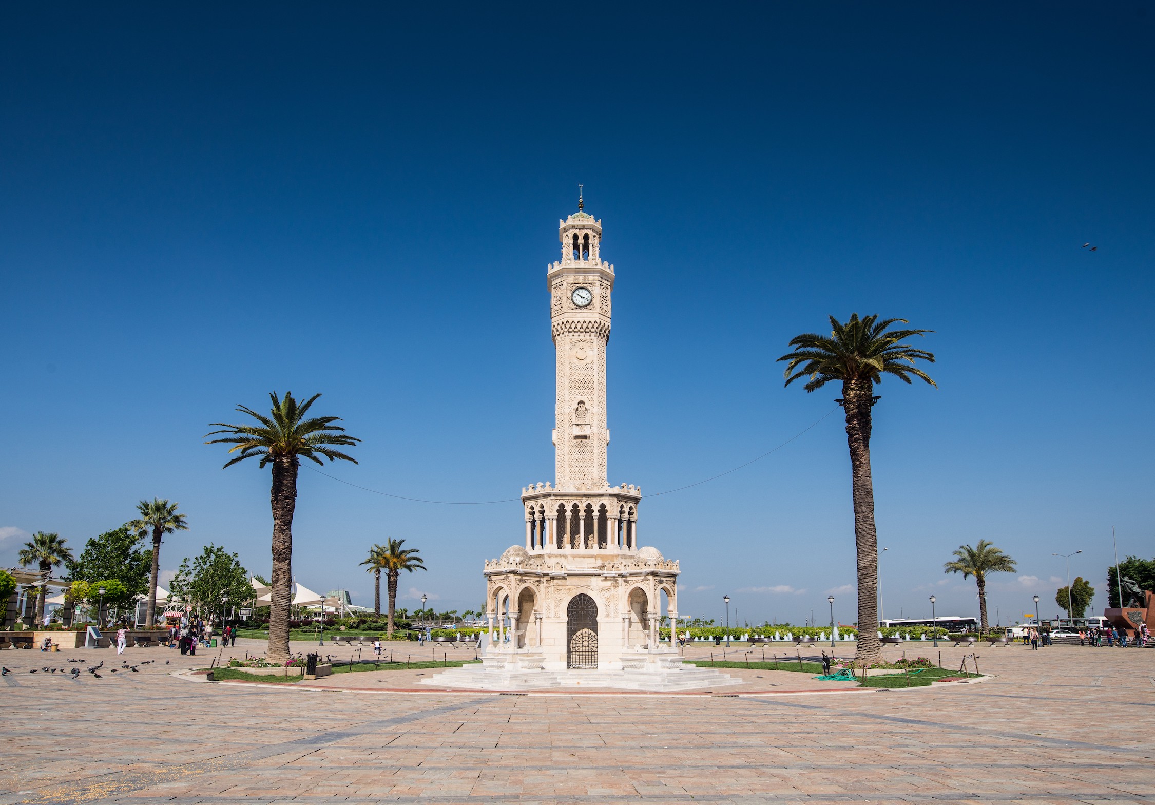 Izmir Klokkentoren Fotobehang 3D