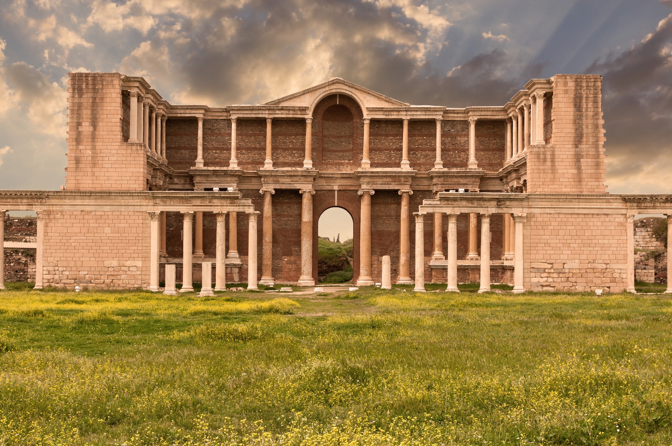 Oude Stad Van Manisa Sardis Fotobehang