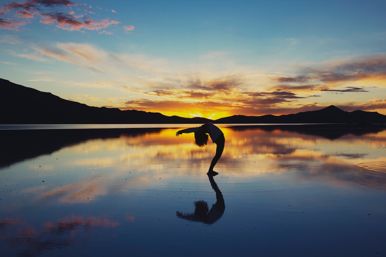 Yoga En Vrede Fotobehang