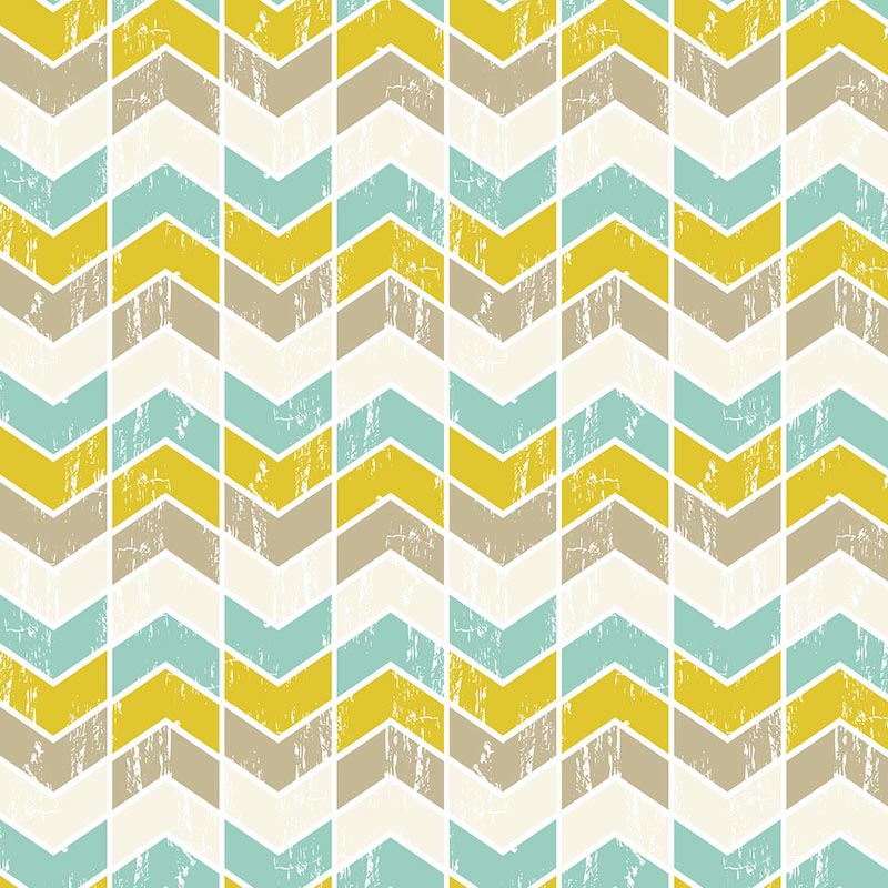 Retro Zigzag wallpaper mural