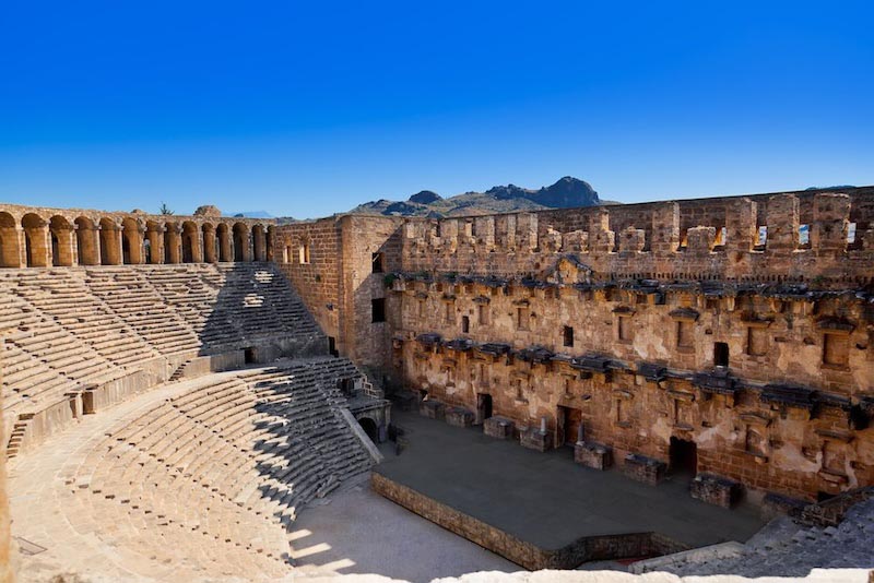 Aspendos wallpaper mural