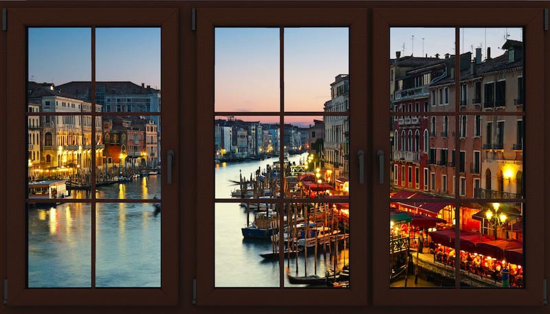 Mijn Huis Staat in Venetië wallpaper mural