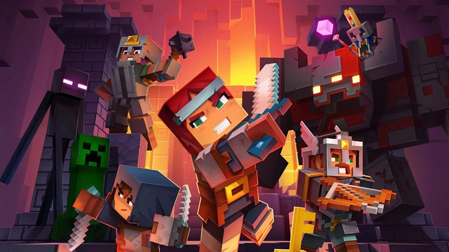 Minecraft wallpaper mural