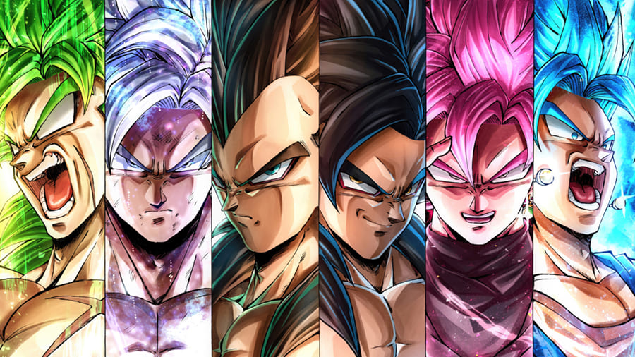 Dragon Ball Transformatie wallpaper mural