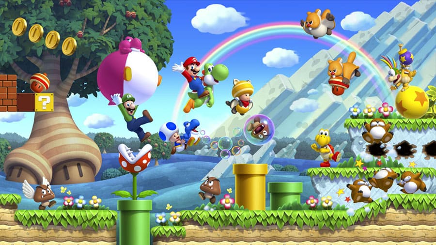 Super Mario wallpaper mural