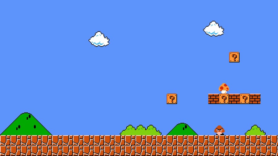 Pixel Art Mario wallpaper mural