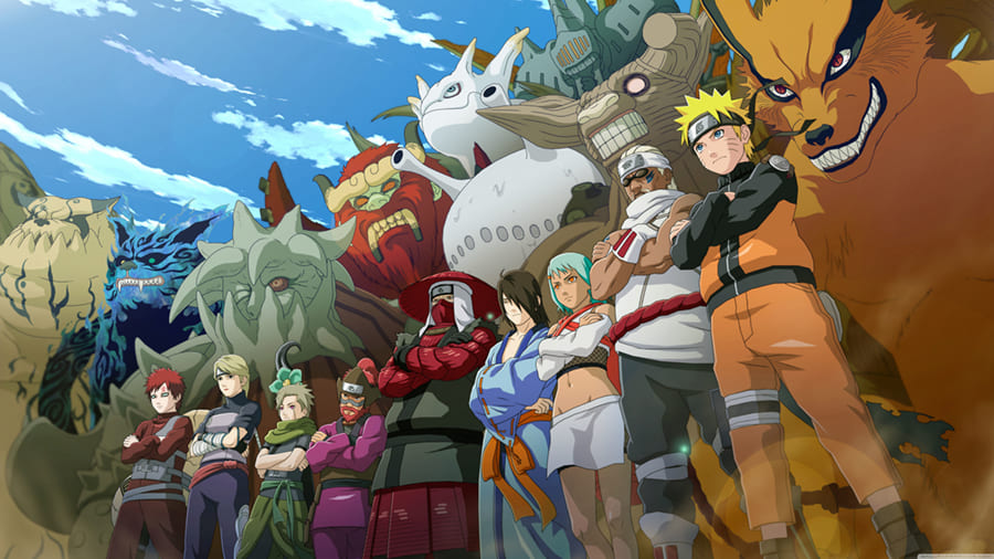 Naruto Staartbeesten wallpaper mural