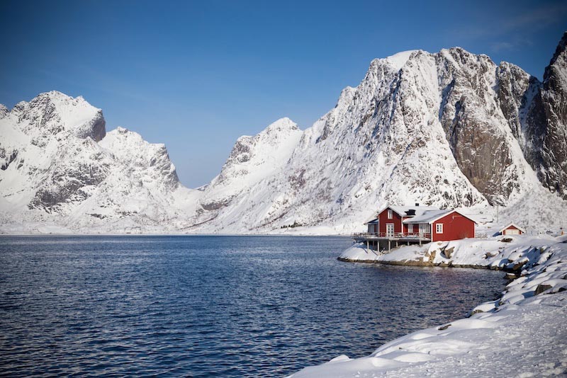 Huis aan het Meer wallpaper mural