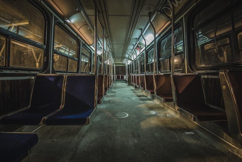 Metro Wagon wallpaper mural
