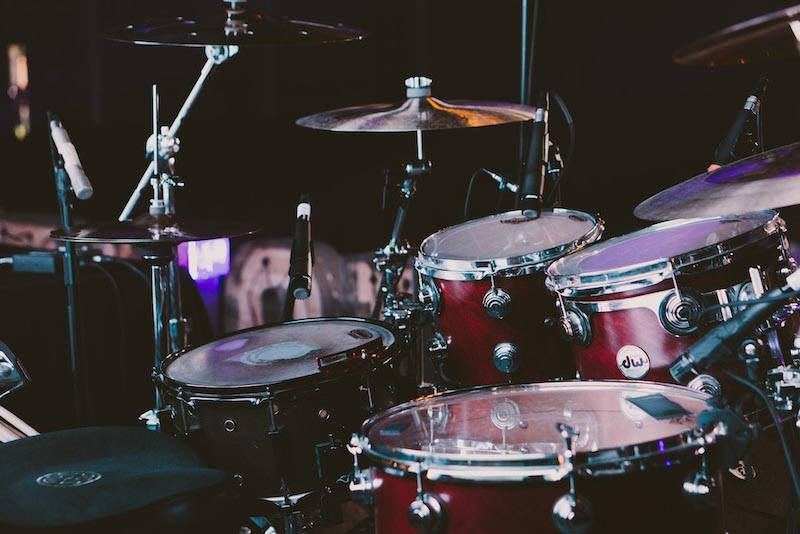 Drum wallpaper mural