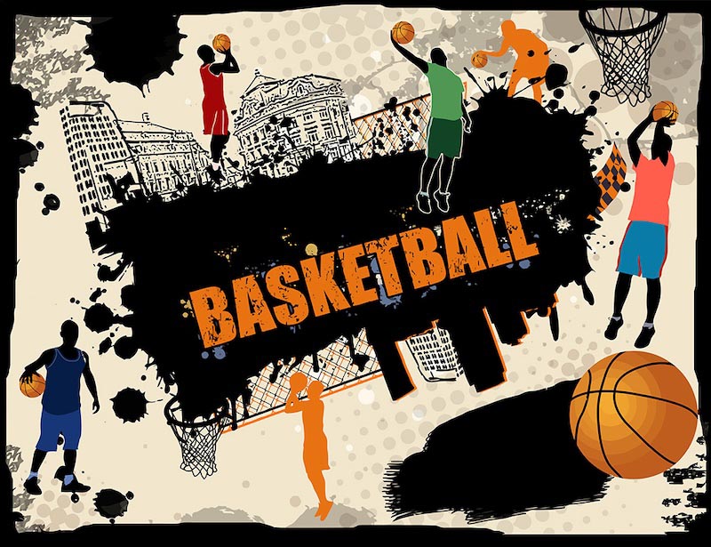 Basketbal wallpaper mural