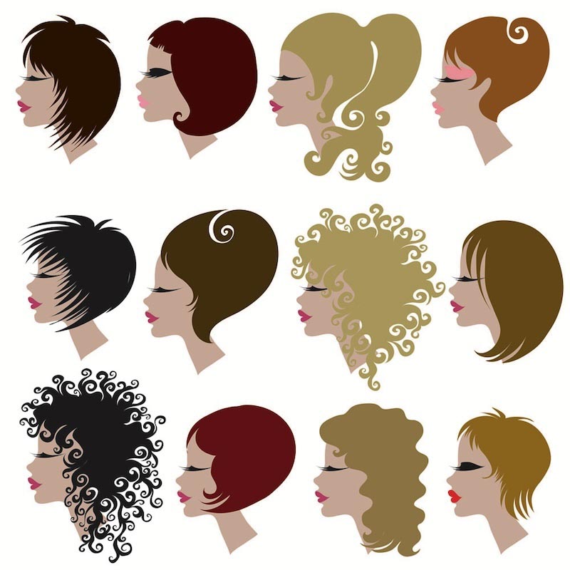 Kappersmodellen – Fotobehangdecor