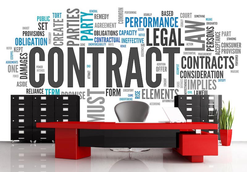 Juridische Termen – Muurbehang toegepast