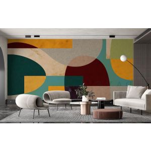 Vintage Vormen Abstracte Kunst