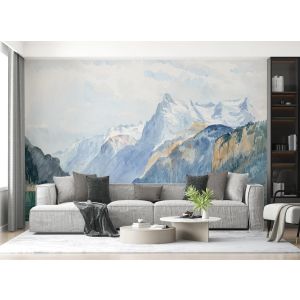 Aquarel Berglandschap