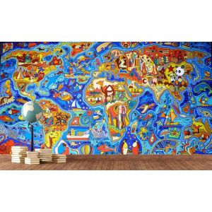 Graffiti Wereldkaart