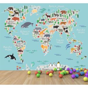 Verdeling van de Wereldkaart van Dieren