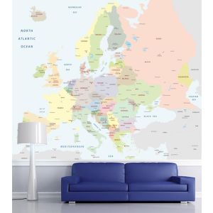 Kaart van de Landen van Europa