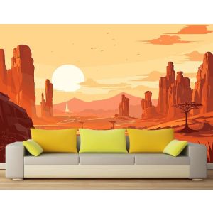 Woestijnzonsopgang Pracht