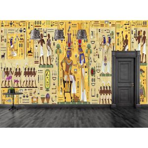 Egyptische Muurfiguren