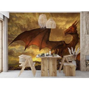 Majestueuze Draak Schilderij