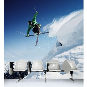 Vliegende Skiër