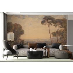 Mediterraan Landschap met Parasoldennen