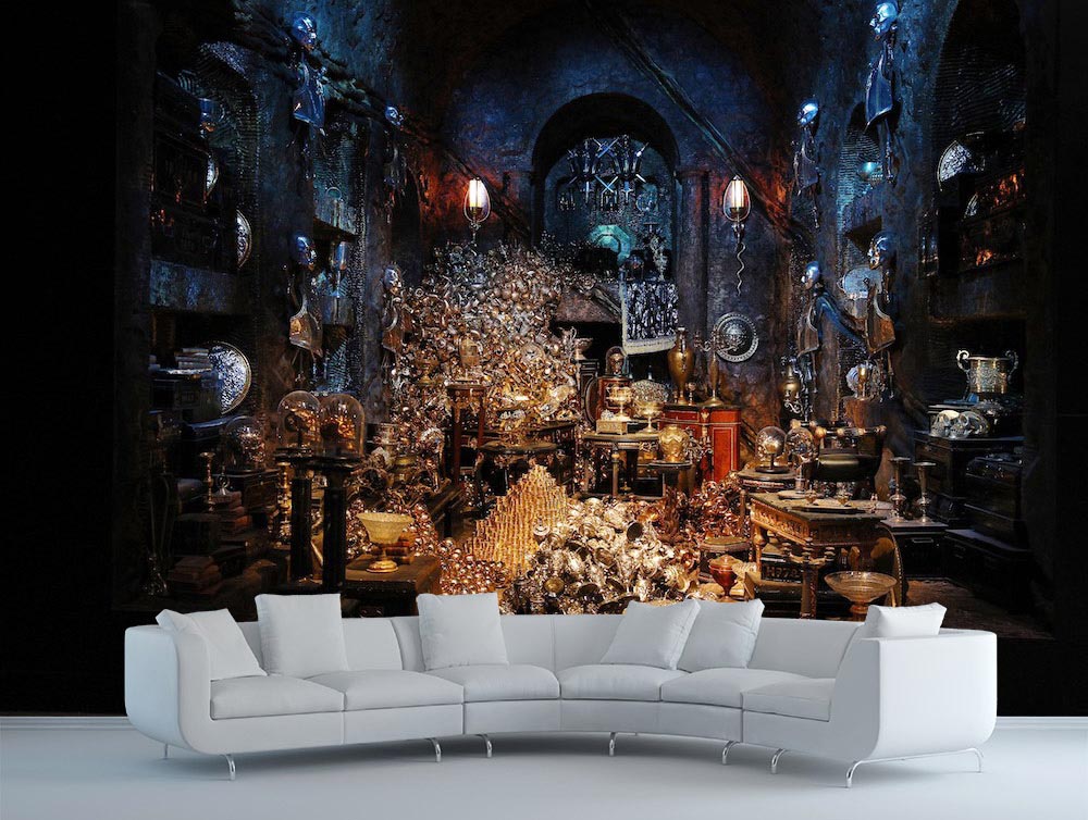 Harry Potter - Tovenaarsbank - Muurbehang afbeeldingstoepassing op muur