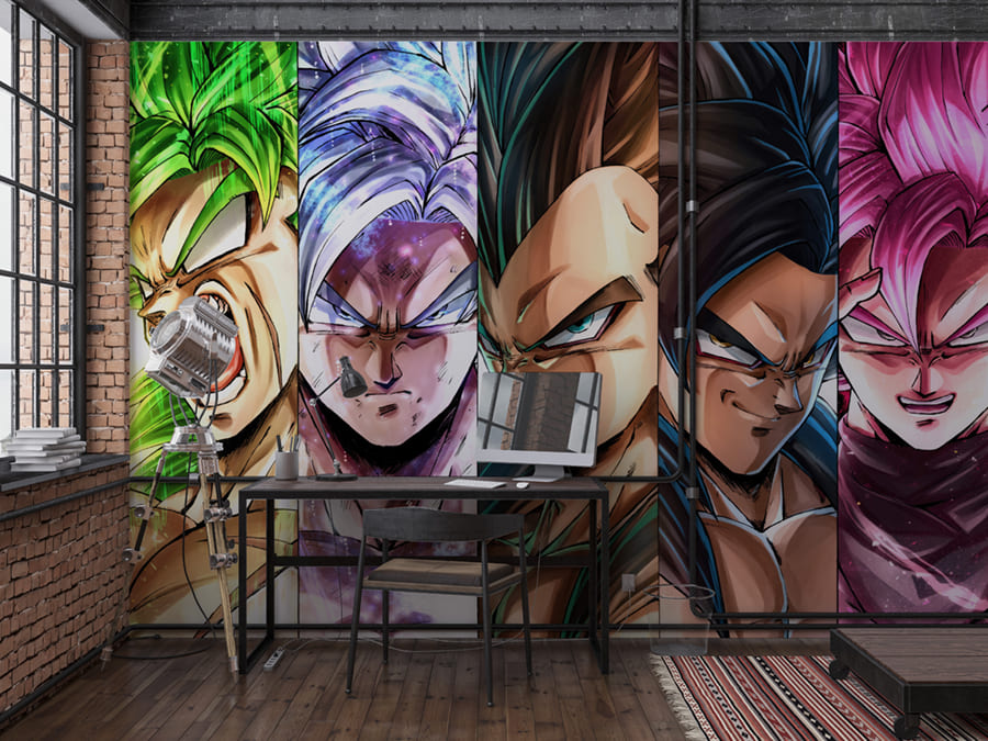 Dragon Ball Transformatie Behang - 2