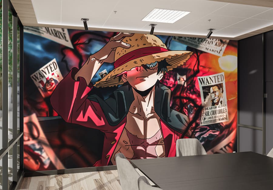 Luffy Gezocht One Piece Behang - 2